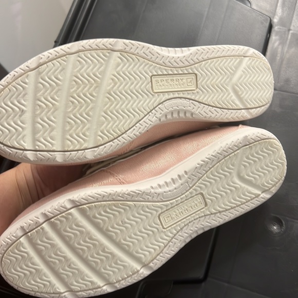 Sperry youth sparkly blush pink slip on - Picture 2 of 4